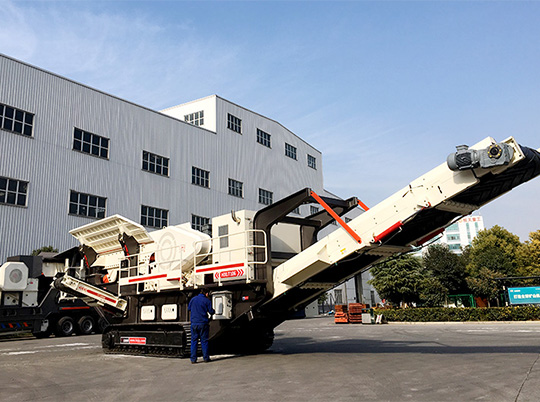 Wotetrack履帶式移動破碎站，助力建筑垃圾資源化利用!
